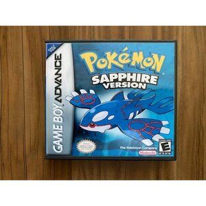 Pokemon Sapphire Custom Game Case (Aftermarket Case Only)
